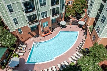 Aerial View Of Pool  at 800 Carlyle, Virginia